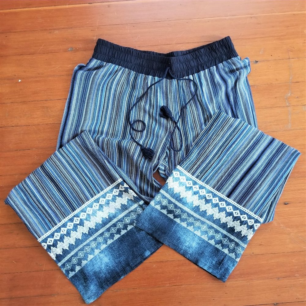 Fun, Blue, BeBob Flare Leg Pants